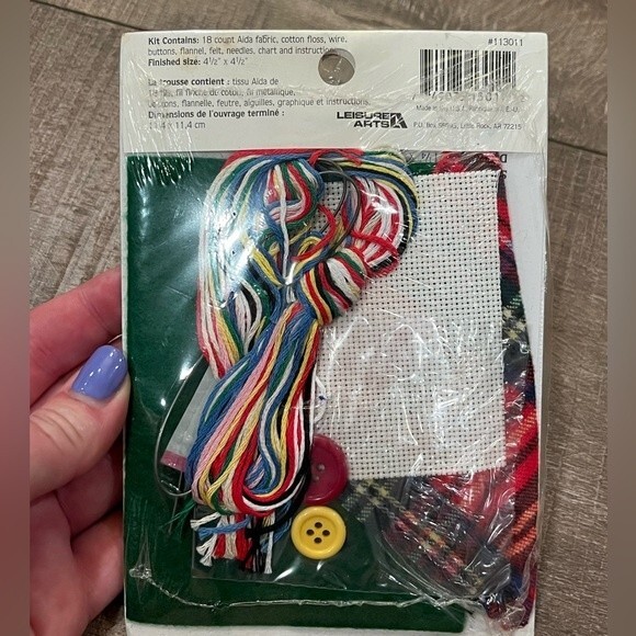 Christmas Counted Cross Stitch Angel Ornament Kit New in Package - Picture 3 of 4